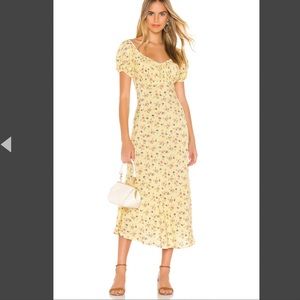 Auguste Eloise pen midi dress. Great condition. Worn once. Size 6 aus/2 US